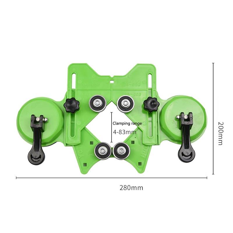 CY-0125 Auxiliary Tool For Glass Tile Suction Cup Opening Locator, Style: Double Handle
