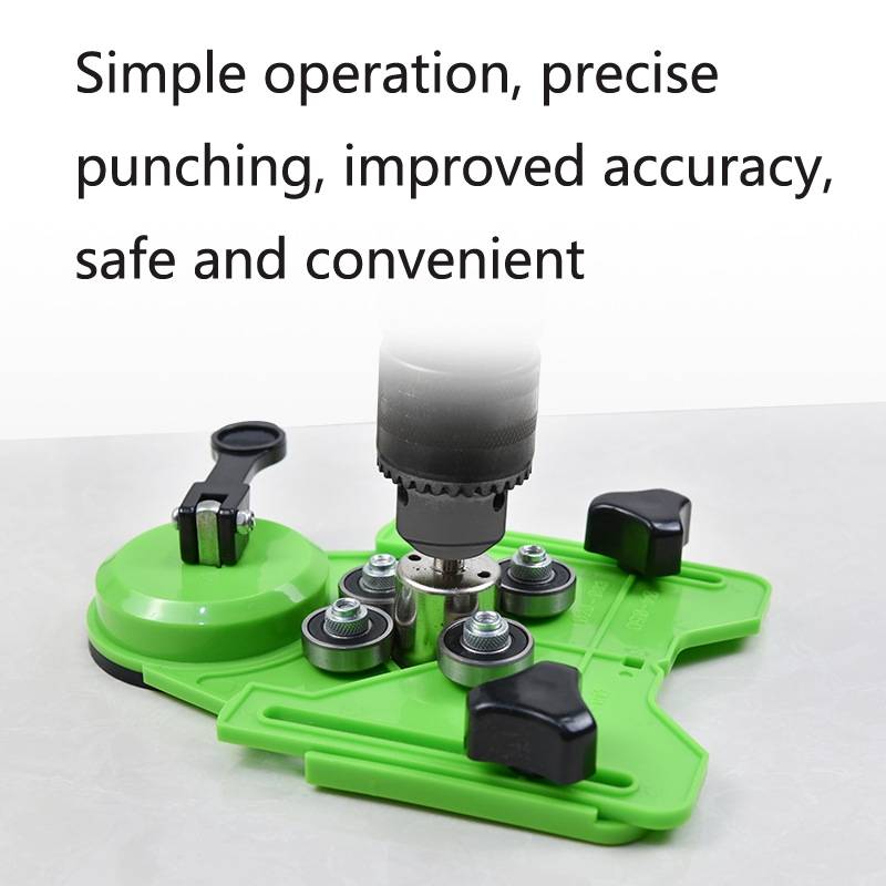 CY-0125 Auxiliary Tool For Glass Tile Suction Cup Opening Locator, Style: Double Handle