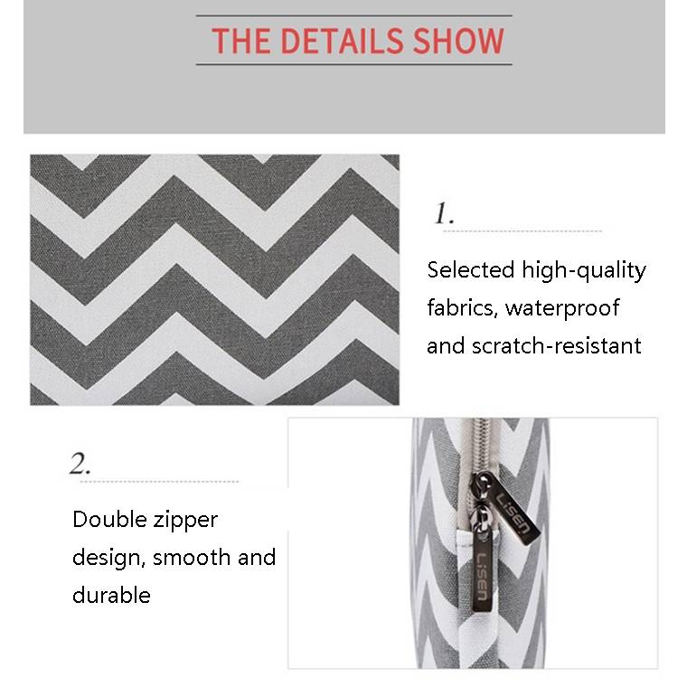 LiSEN LS-525 Wavy Pattern Notebook Liner Bag, Size: 10 inches(Light Green)