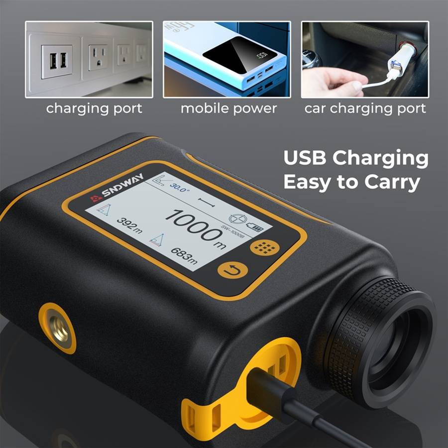 SNDWAY Rangefinder Instrument Outdoor Telescope Golf Measuring Instrument, Model: SW800B 800m