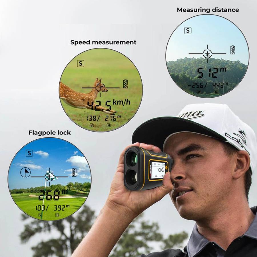 SNDWAY Rangefinder Instrument Outdoor Telescope Golf Measuring Instrument, Model: SW800B 800m