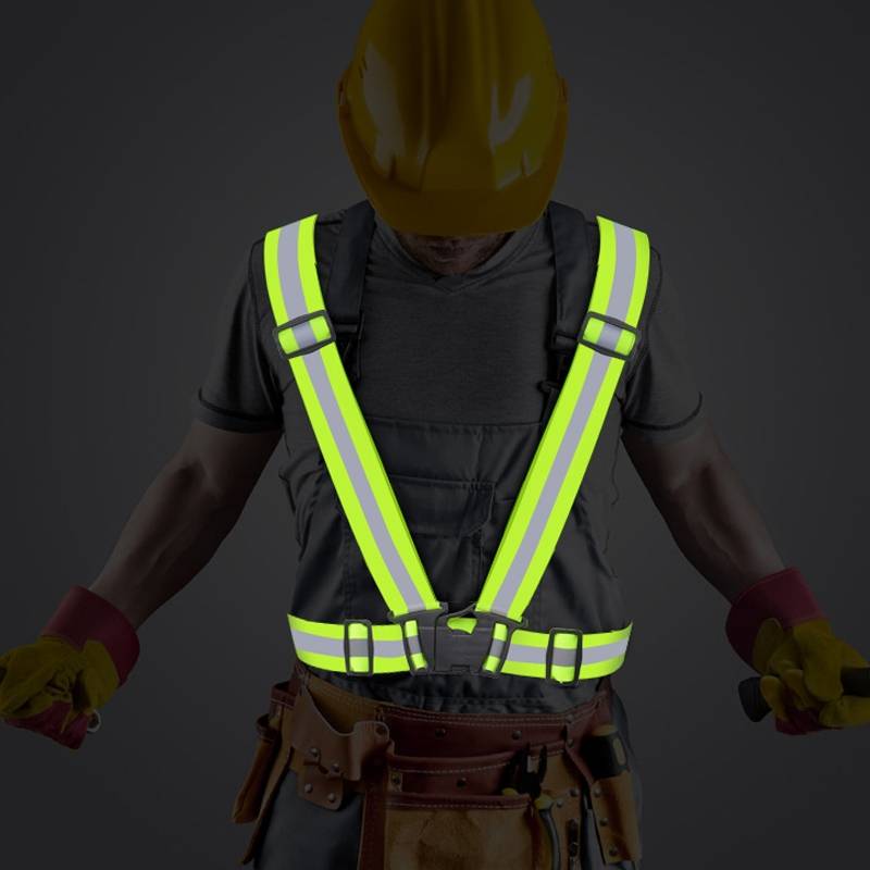 Reflective Elastic Band Suit Night Running Construction Site Traffic Safety Reflective Equipment,Sty