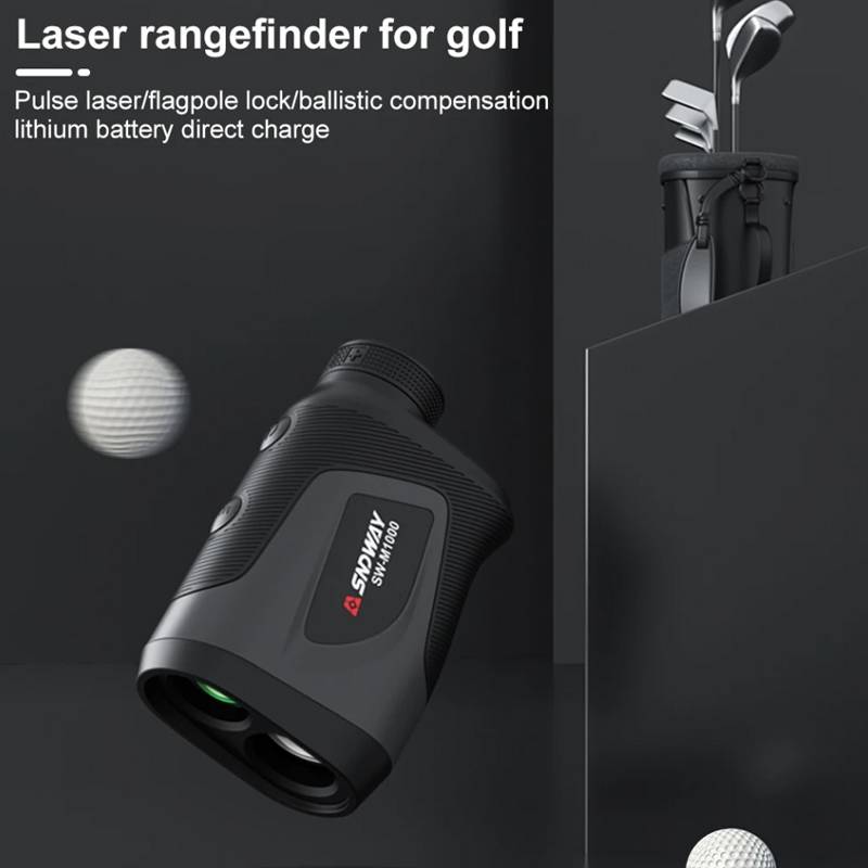 SNDWAY Telescope Golf Rangefinder Handheld Outdoor Altitude Angle Rangefinder, Model: SW-M500 500m