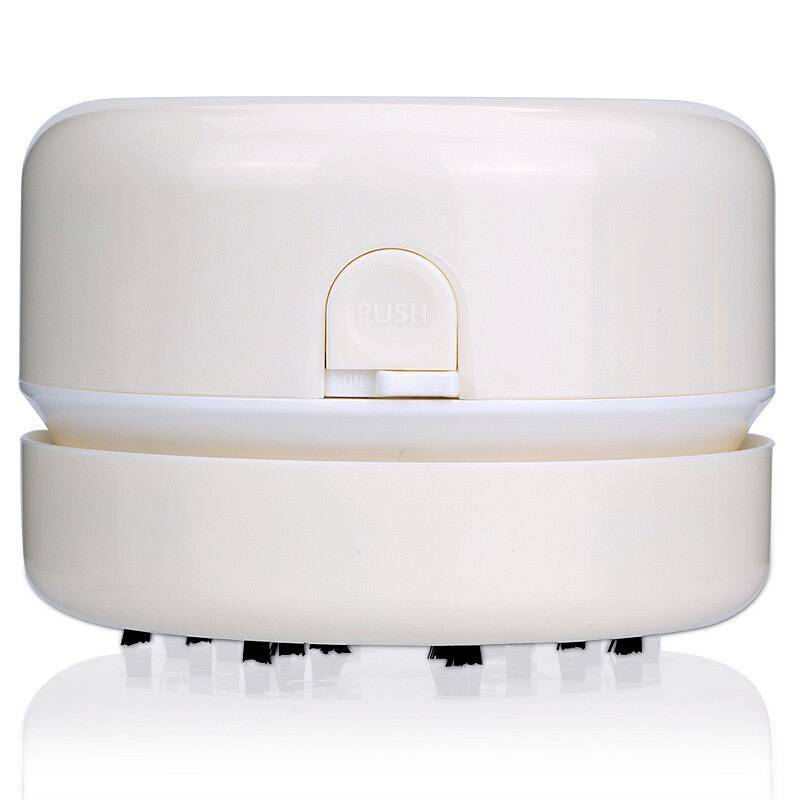 Deli 18880 Desktop Eraser Vacuum Cleaner Small Keyboard Cleaner(White)