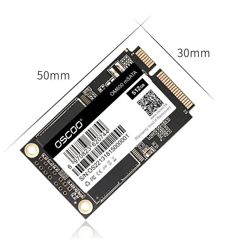 OSCOO OM600 MSATA Computer Solid State Drive, Capacity: 512GB