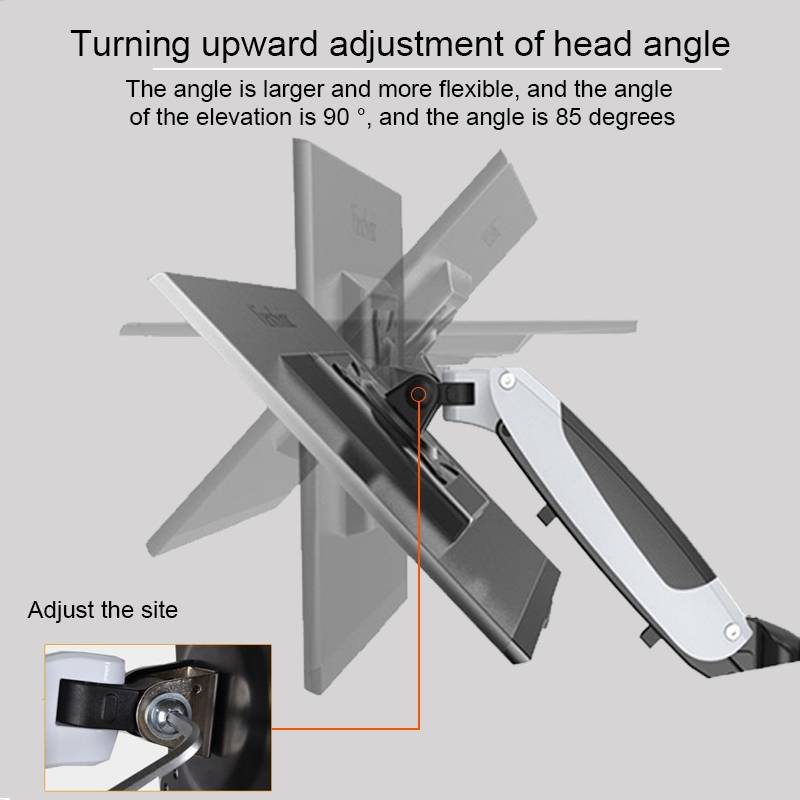 Gibbon Mounts Multifunctional Telescopic Rotating Lifting Monitor Stand, Color: GM112FC Clip Table