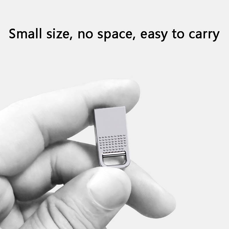 Sufk6 Car Music Metal USB Flash Drives, Capacity: 64GB(White)