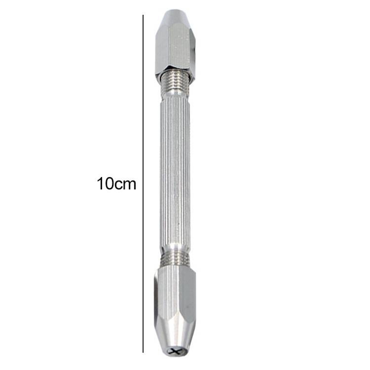 Double-ended Steel Pick + 10 Drills Aluminum Slloy Hand Drill Punch