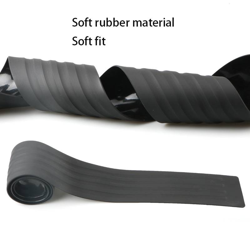 Car Tail Box Threshold Anti-Collision Strip, Color: Black Red 8x90cm