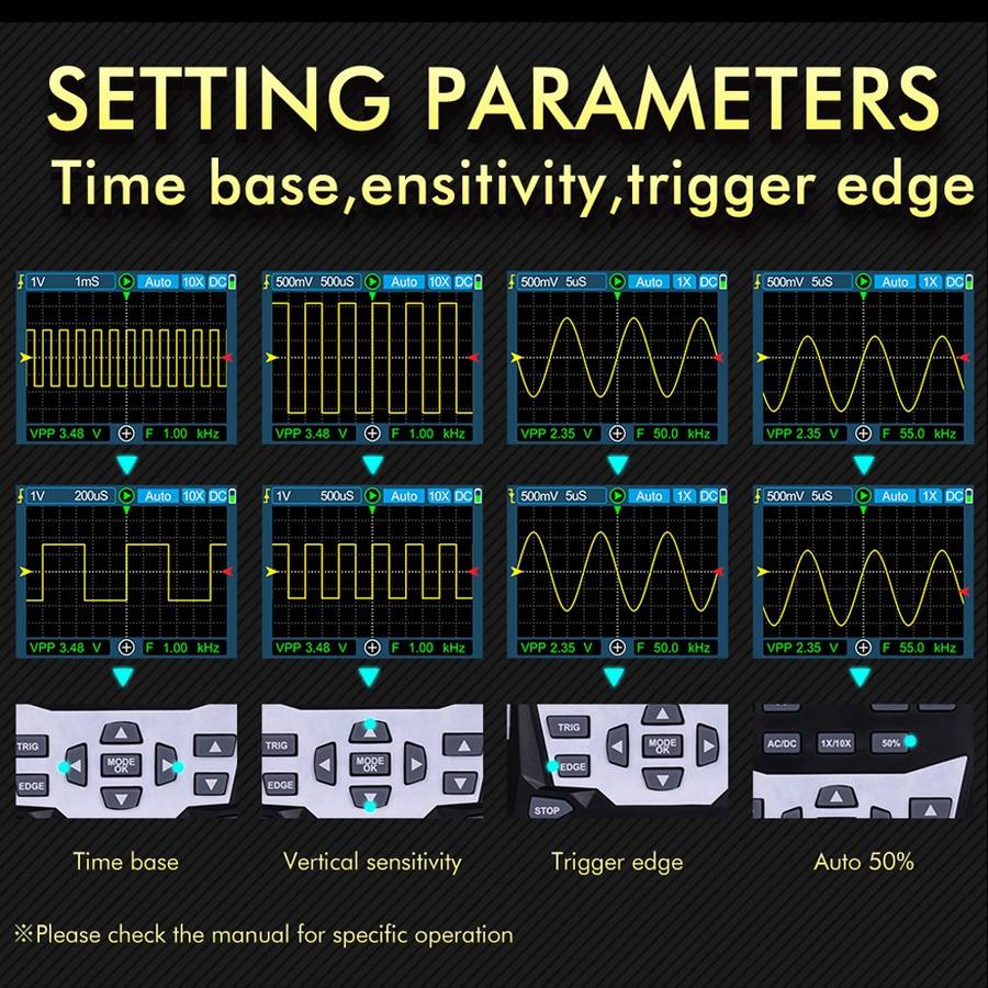 ET120M 120MHz Digital Color Simulation Oscilloscope