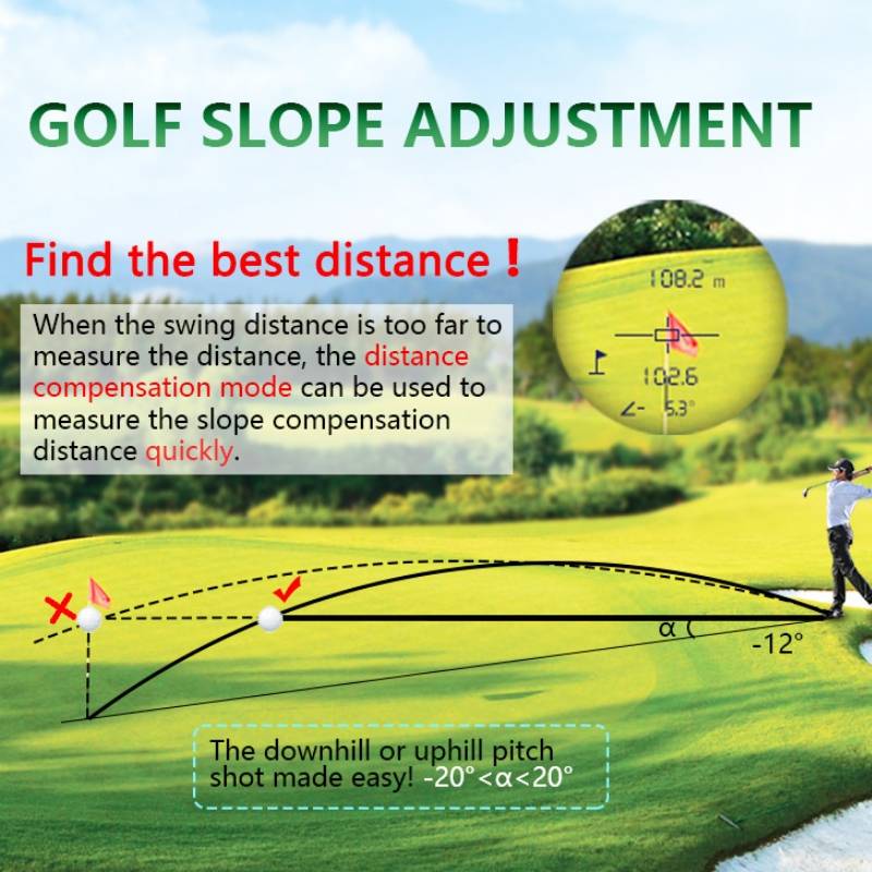 ARTBULL Touch Screen Golf Laser Speed Measurement Rangefinder(NP600)