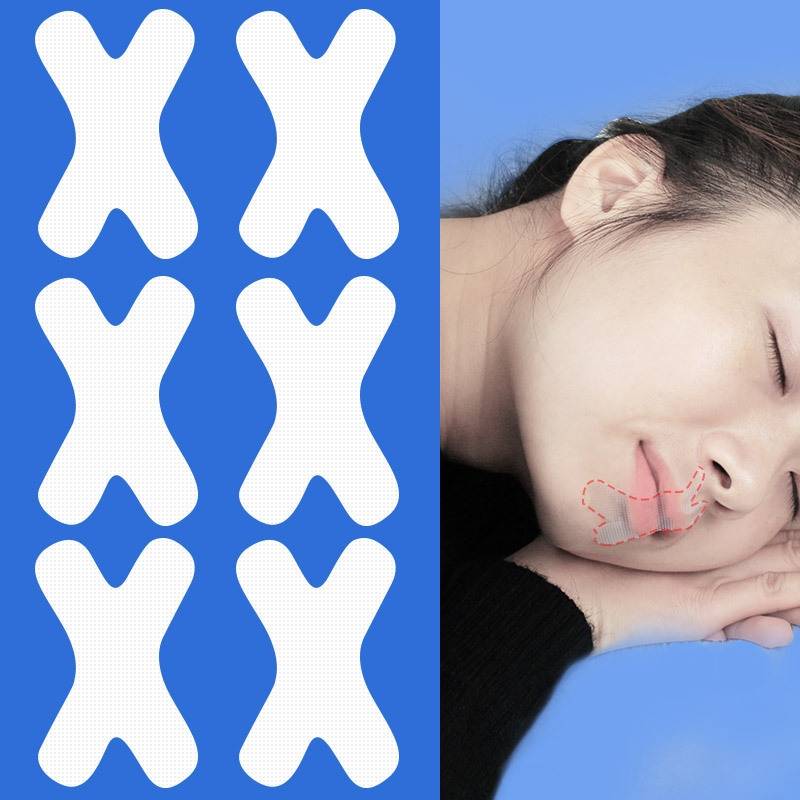5 Sets Adult Child Night Anti Snoring Sticker Prevent Snoring(Transparent)