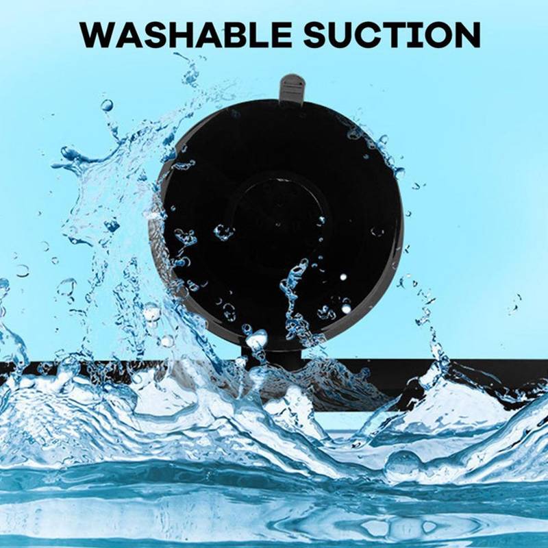 CZC-220 Car Strong Suction Cup Big Vision Flat Rearview Mirror(Blue Mirror)