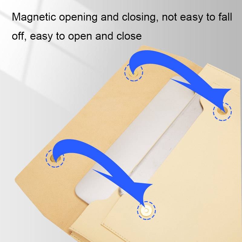 S178 3 In 1 Leather Waterproof Laptop Liner Bag, Size: 15 inches(Avocado Green)