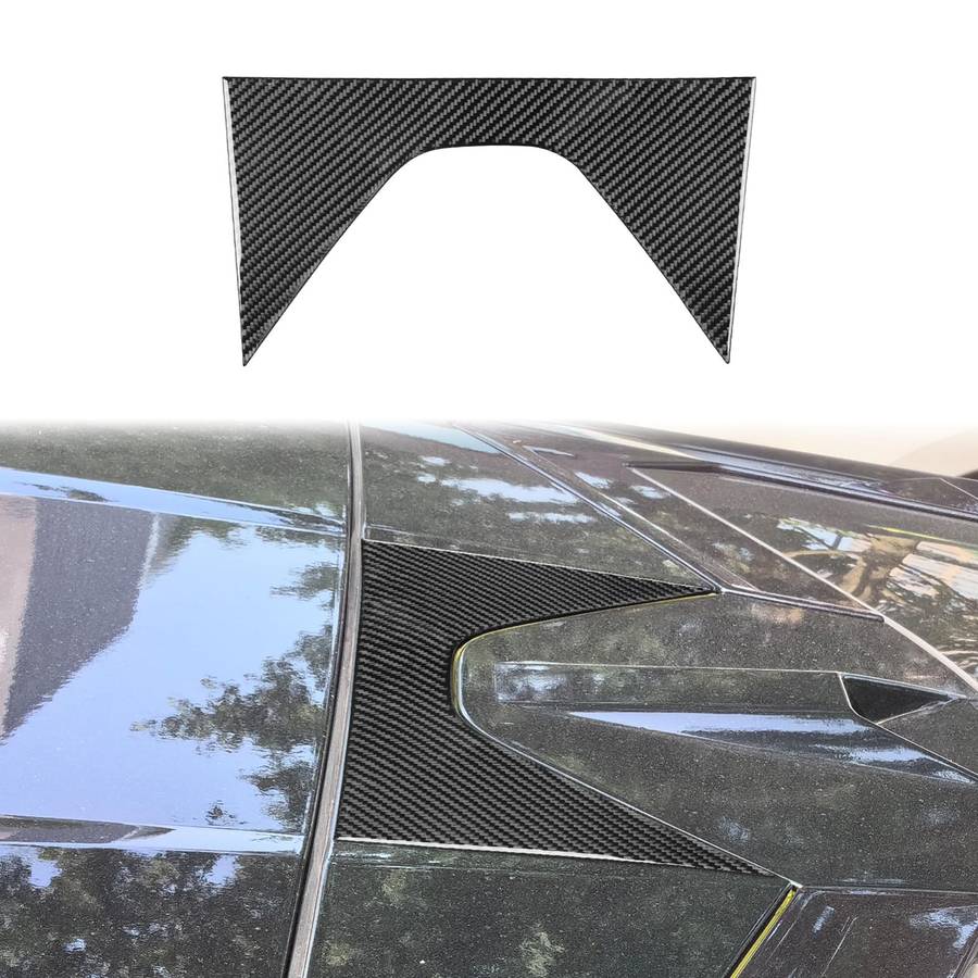For Chevrolet Corvette C8 Roof Center Decoration Sticker(Black)