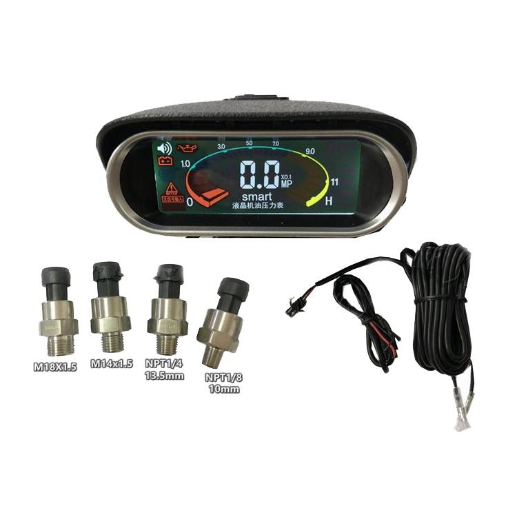 Agricultural Vehicle Car Modification Instrument, Style: Single Oil Meter (NPT1/4)