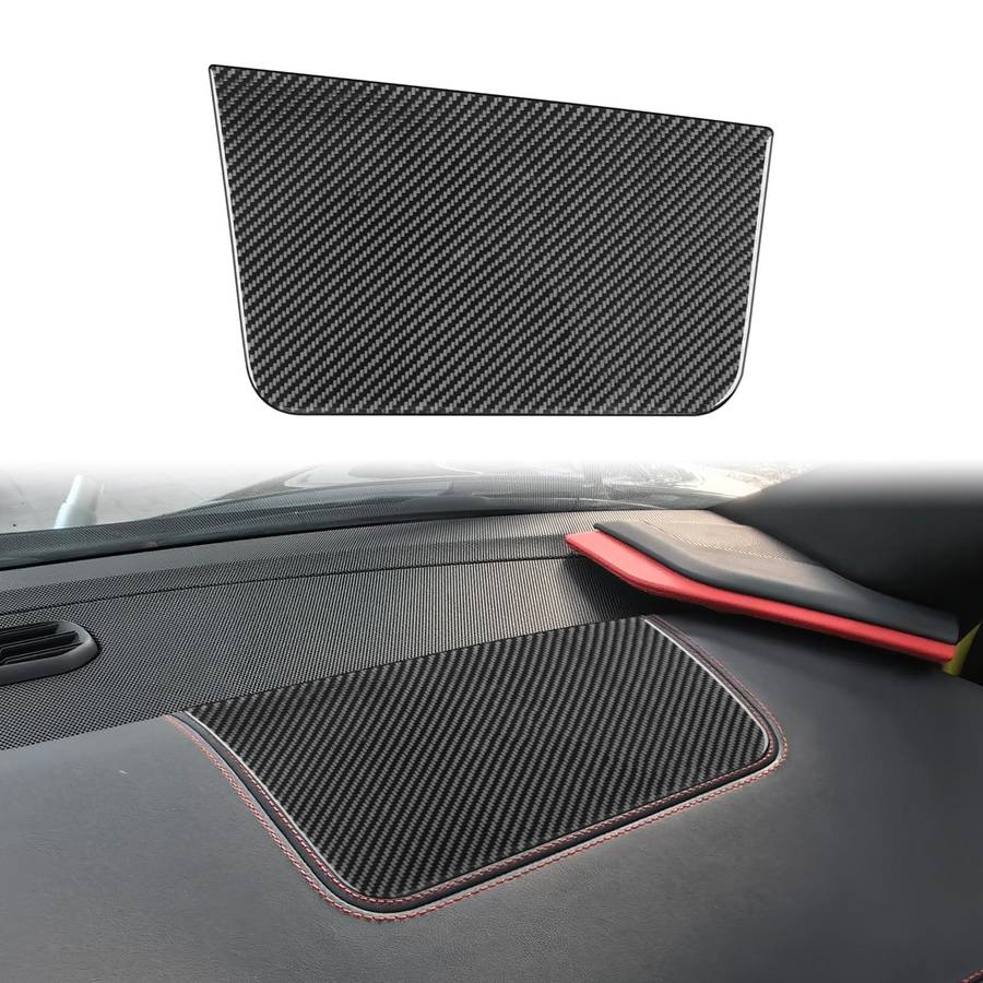 For Chevrolet Corvette C8 Left-Hand Drive Passenger Panel Sticker(Black)