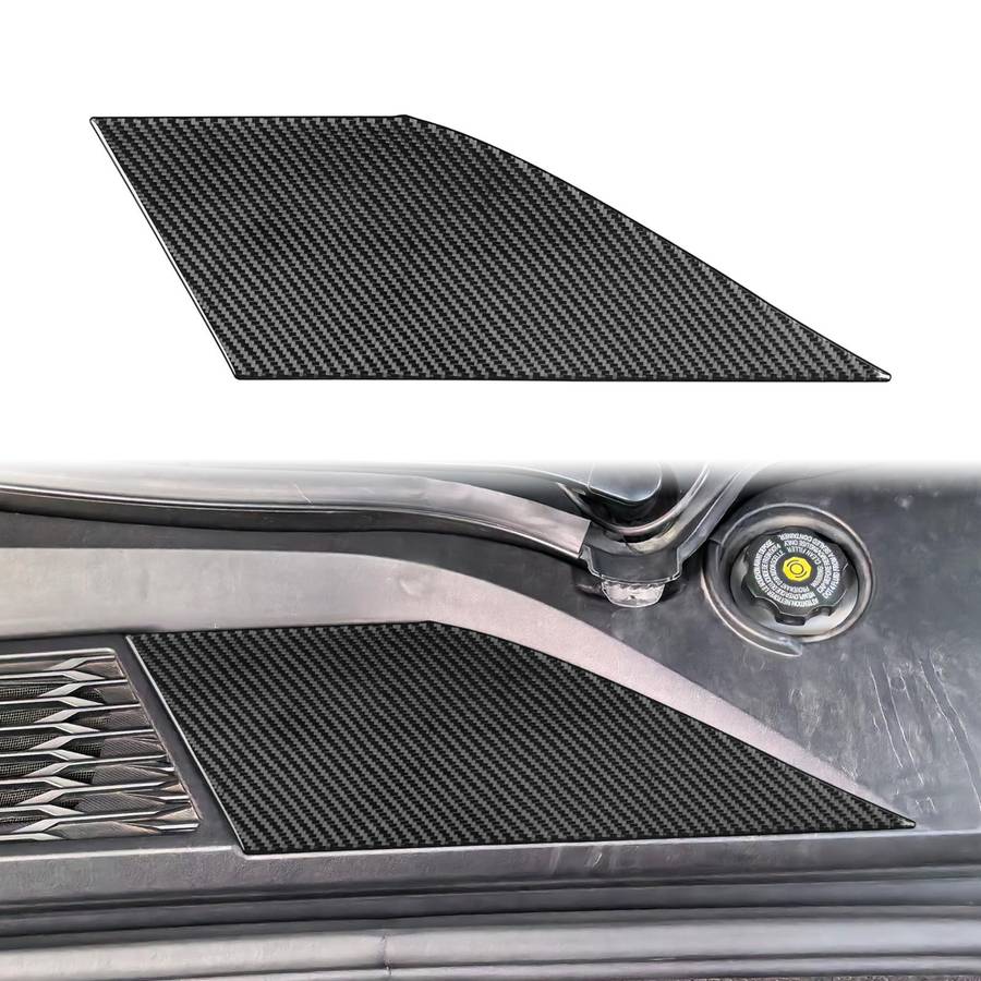 For Chevrolet Corvette C8 Left-Hand Drive Front Storage Vent Sticker(Black)