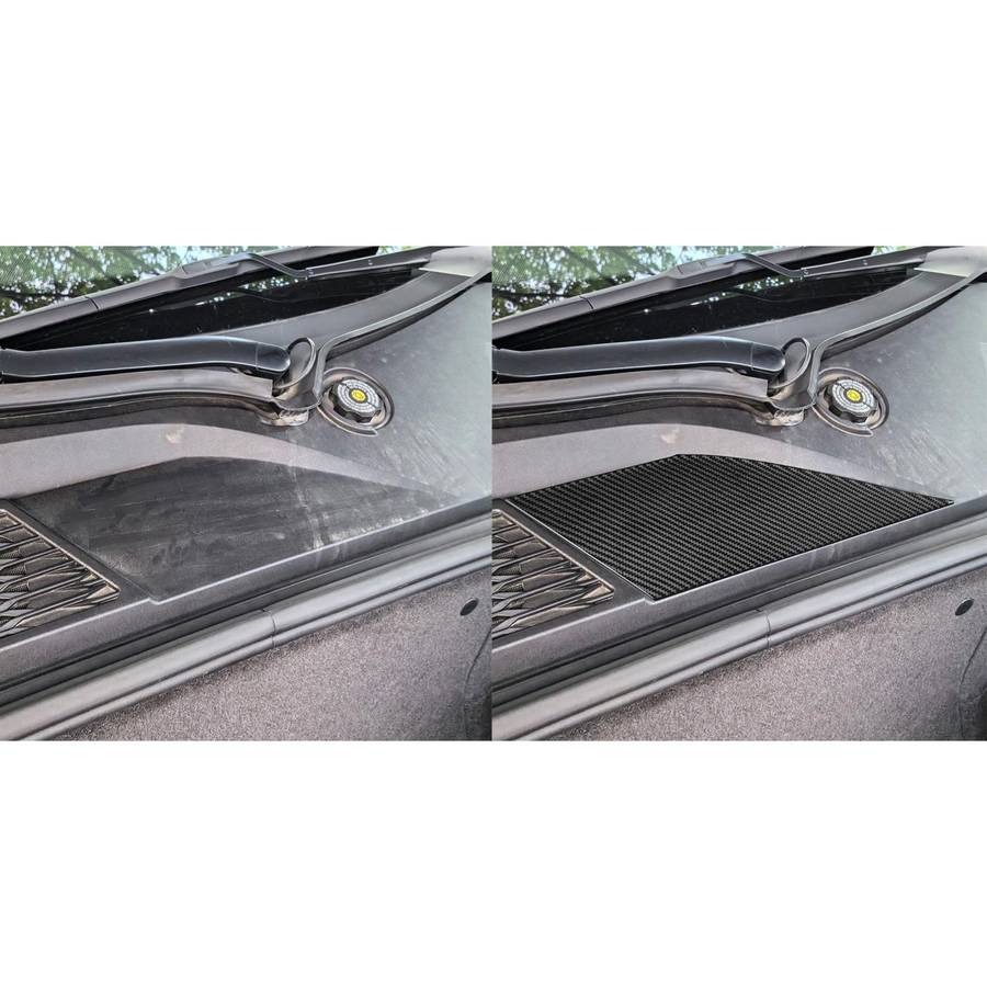 For Chevrolet Corvette C8 Left-Hand Drive Front Storage Vent Sticker(Black)