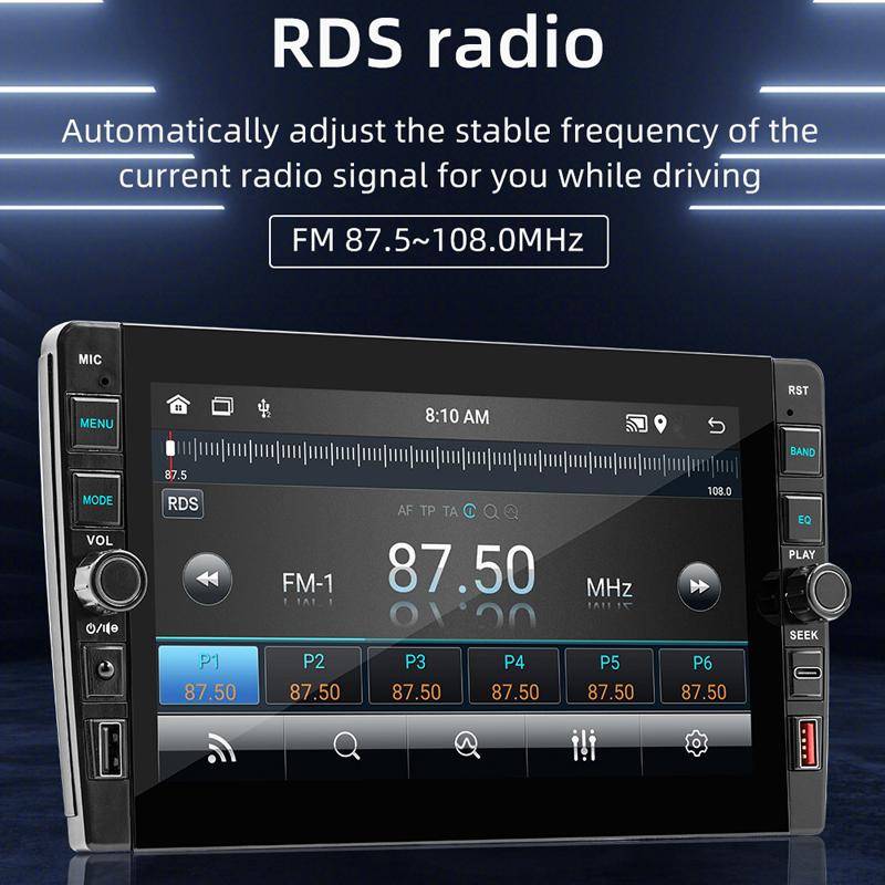 8 inch Bluetooth FM Radio Car MP5 Android Navigation Machine, Memory: 1+32G