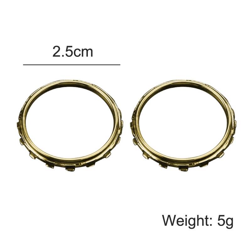 For Xbox One Elite 1pair 3D Replacement Ring Handle Accessories, Color: Silver Plating