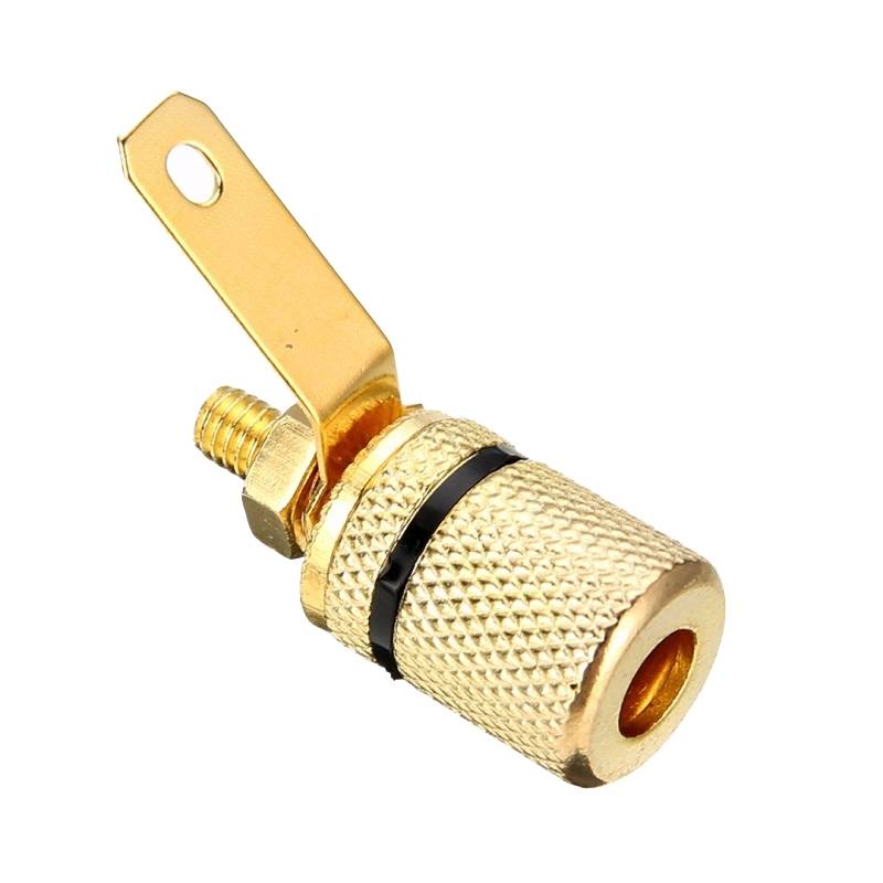 10pcs Speaker Gold-plated 4MM Banana Plug Terminal(306)