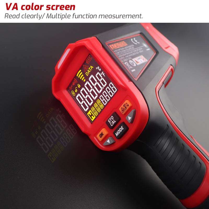 TASI TA603A -32-1080 degrees Celsius Color Screen Infrared Thermometer Industrial Electronic Thermom