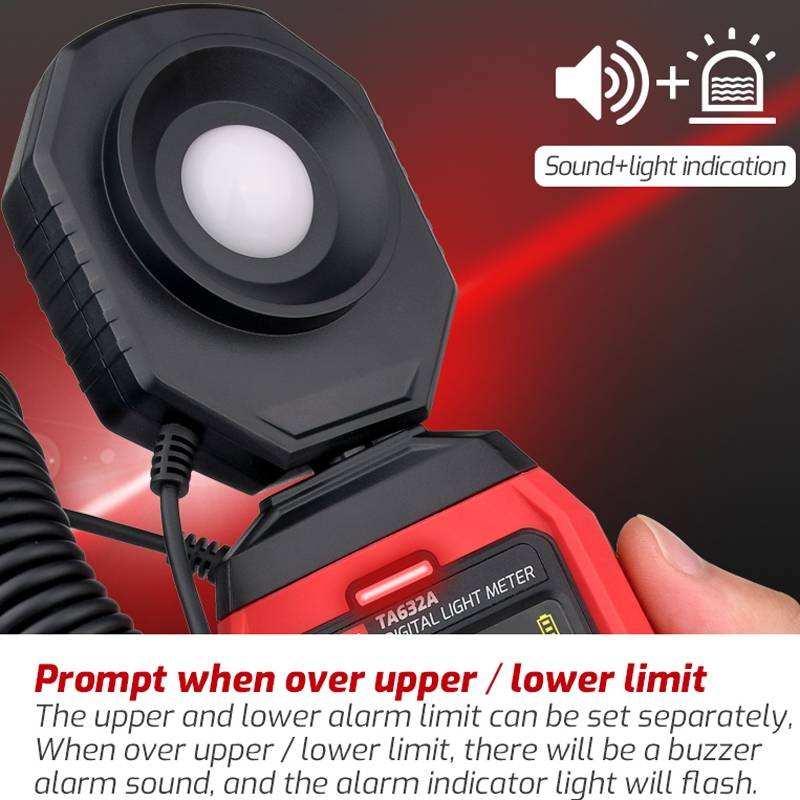 TASI TA632A Digital Illuminance Meter Lumen Tester Brightness Meter