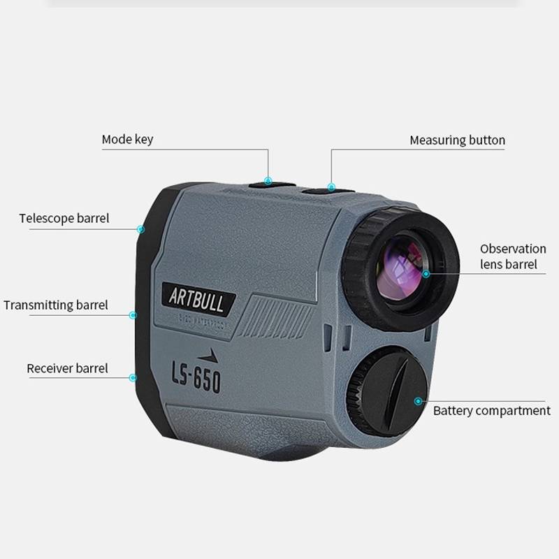 ARTBULL LS-650 Outdoor Golf Laser Rangefinder 650m Altimeter Telescope