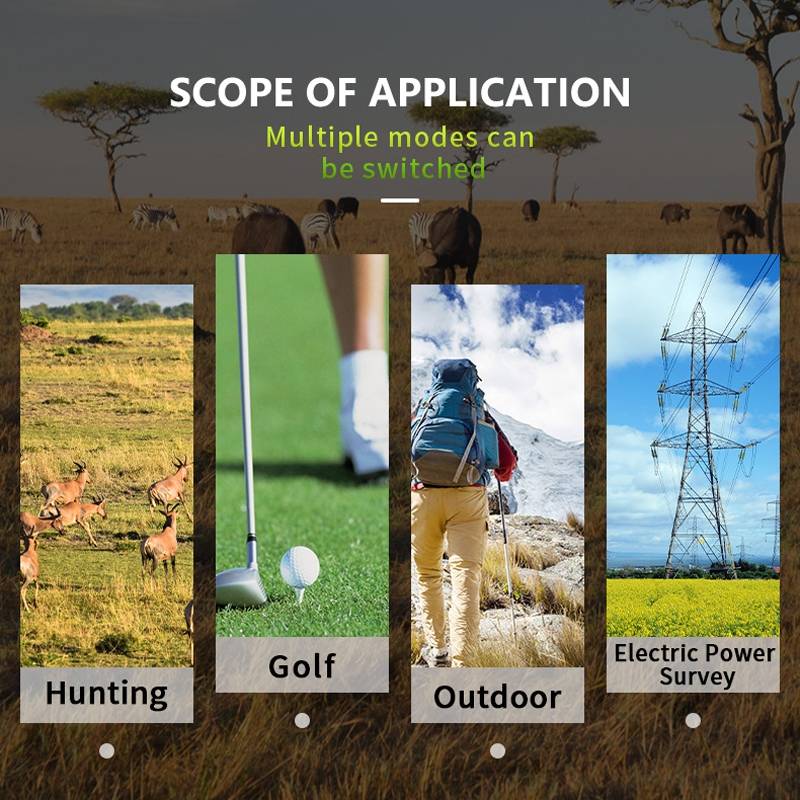 ARTBULL NK-1000 Camouflage Golf Rangefinder Rechargeable Telescope, Random Color Delivery