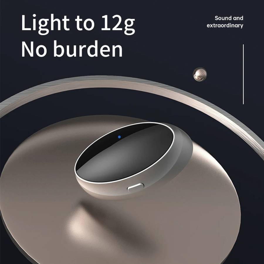 Smart Anti-snoring Device TENS Double Pulse Sound Wave Induction Sleep Snoring Breathing Corrector(B