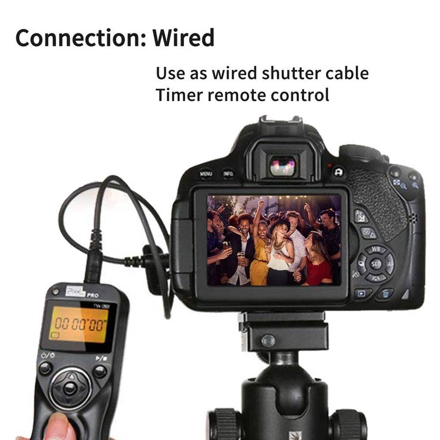 For Canon E3 Pixel TW283 Shutter Wireless Delay Remote Control SLR Shutter Flasher