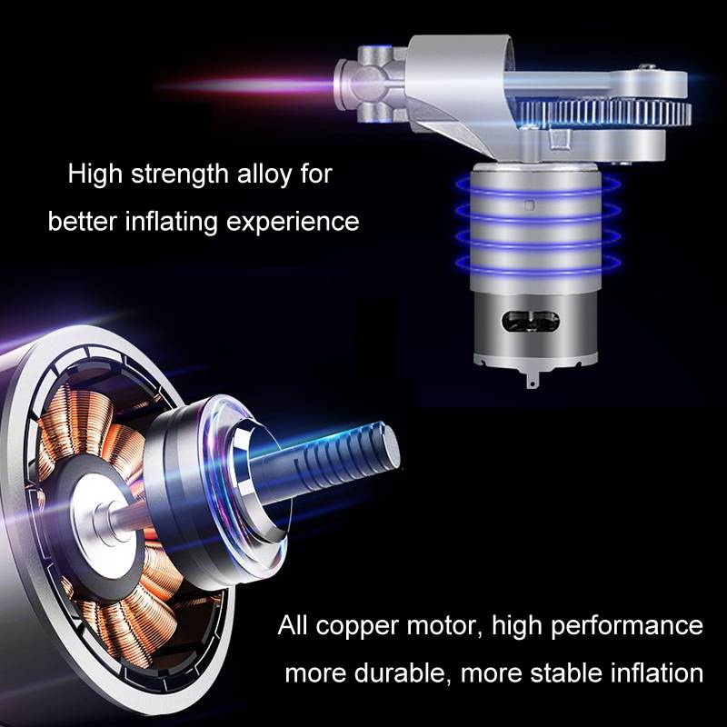 12V Metal Cylinder Smart Digital Display Portable Mini Tire Pump, Specification: No. 30 Automatic Ch