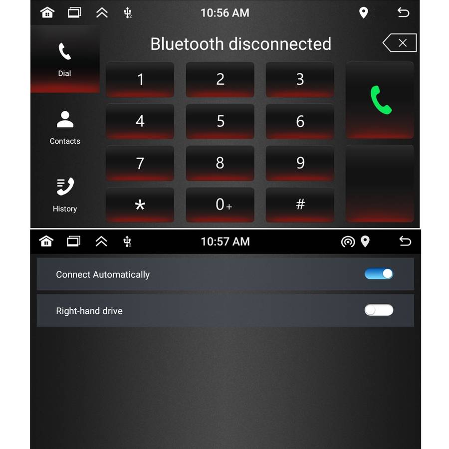 For BYD F3 7 inch Car Android Navigation Bluetooth FM Radio, Memory: 2+64G