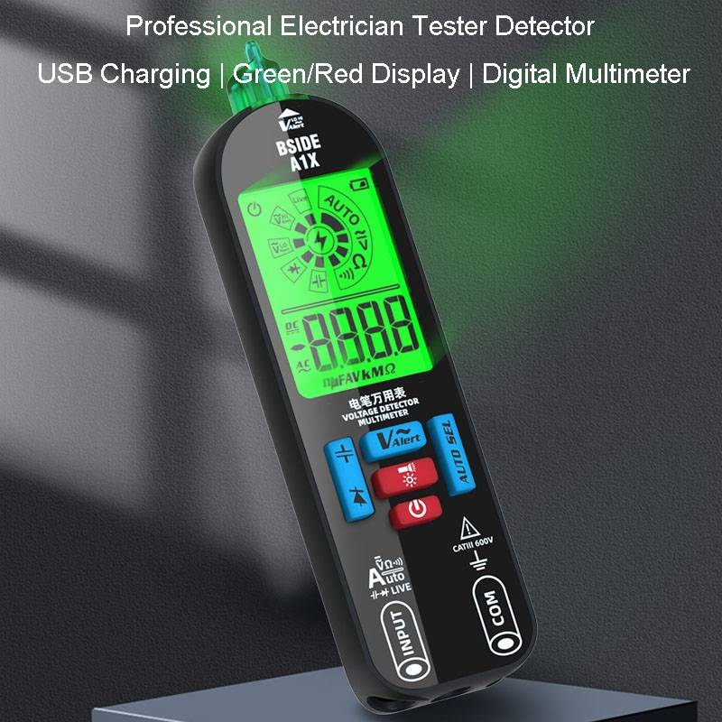 BSIDE A1X Charging Model Mini Digital Electric Pen Intelligent Automatic Merit Multimeter, Specifica