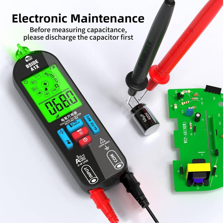 BSIDE A1X Charging Model Mini Digital Electric Pen Intelligent Automatic Merit Multimeter, Specifica