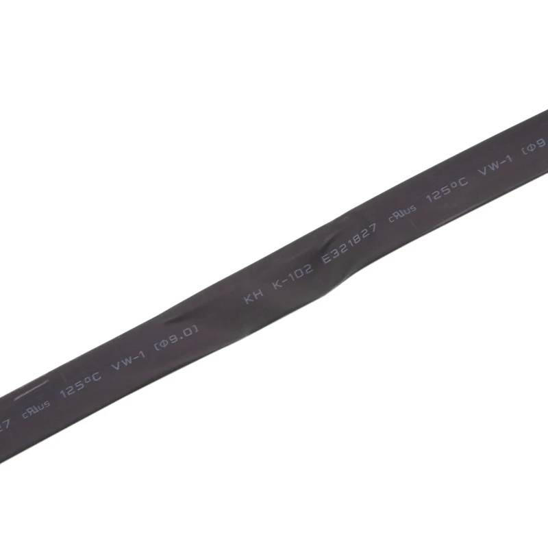 Window/Door Pass Through Flat RF Coaxial Cable UHF 50 Ohm RF Coax Pigtail Extension Cord, Length: 2