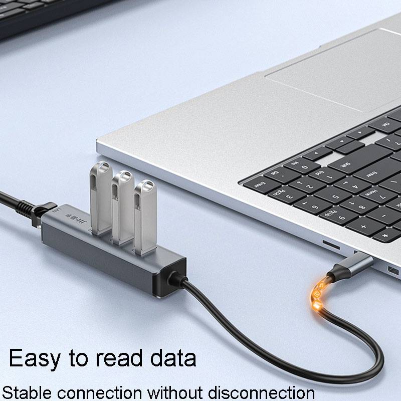 JINGHUA Gigabit LAN Converter For Computer External Driverless Network Card, Specification: USB3.0
