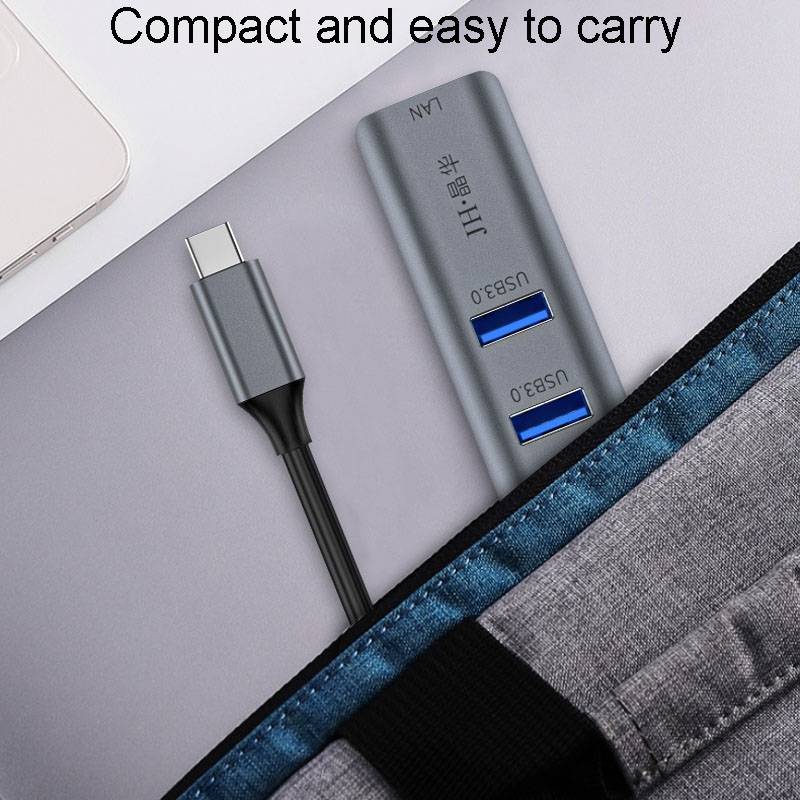 JINGHUA Gigabit LAN Converter For Computer External Driverless Network Card, Specification: USB3.0