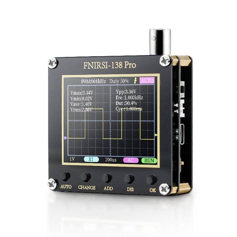 FNIRSI Handheld Small Teaching Maintenance Digital Oscilloscope, Specification: Upgrade Without Batt