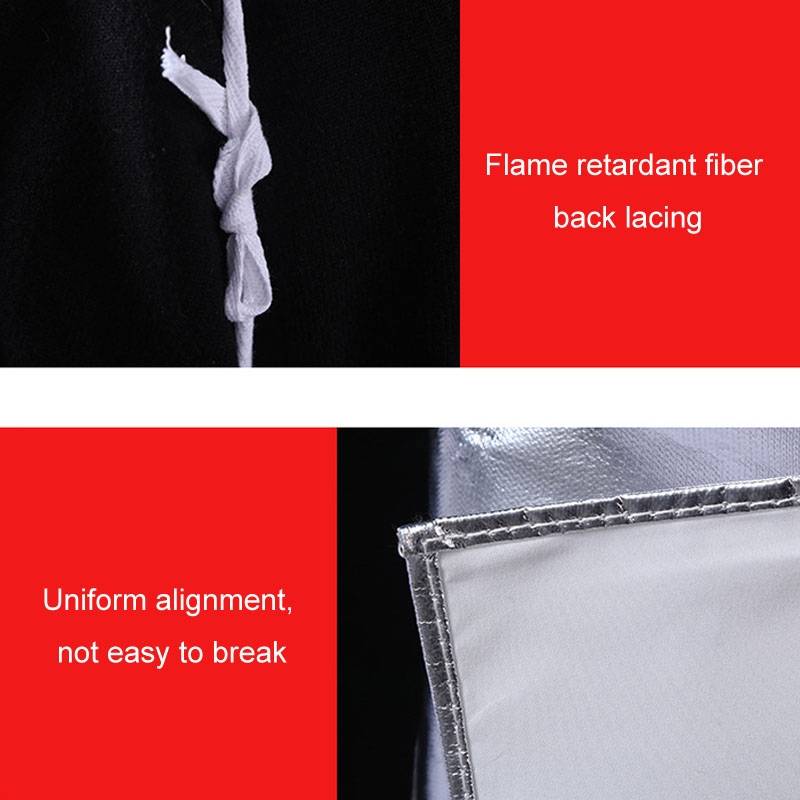Aluminum Foil Heat Insulation Apron Flame Retardant Chemical Metallurgy Heat Insulation Clothes(Aver
