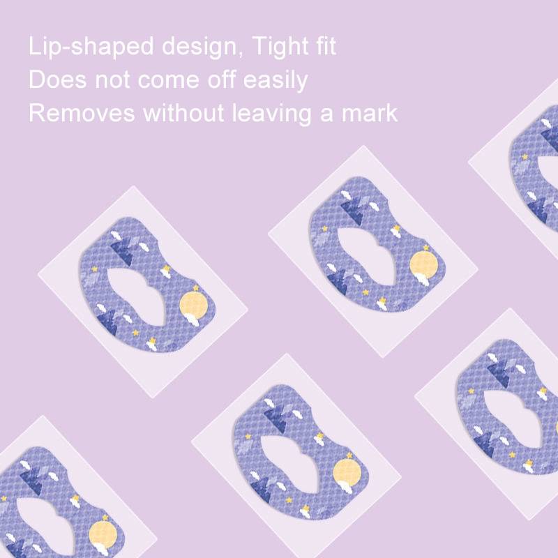 30pcs /Box Fawnmum Mouth Breathing Patch Night Stop Snoring Patch Anti-Snoring Closed Mouth Patch, C