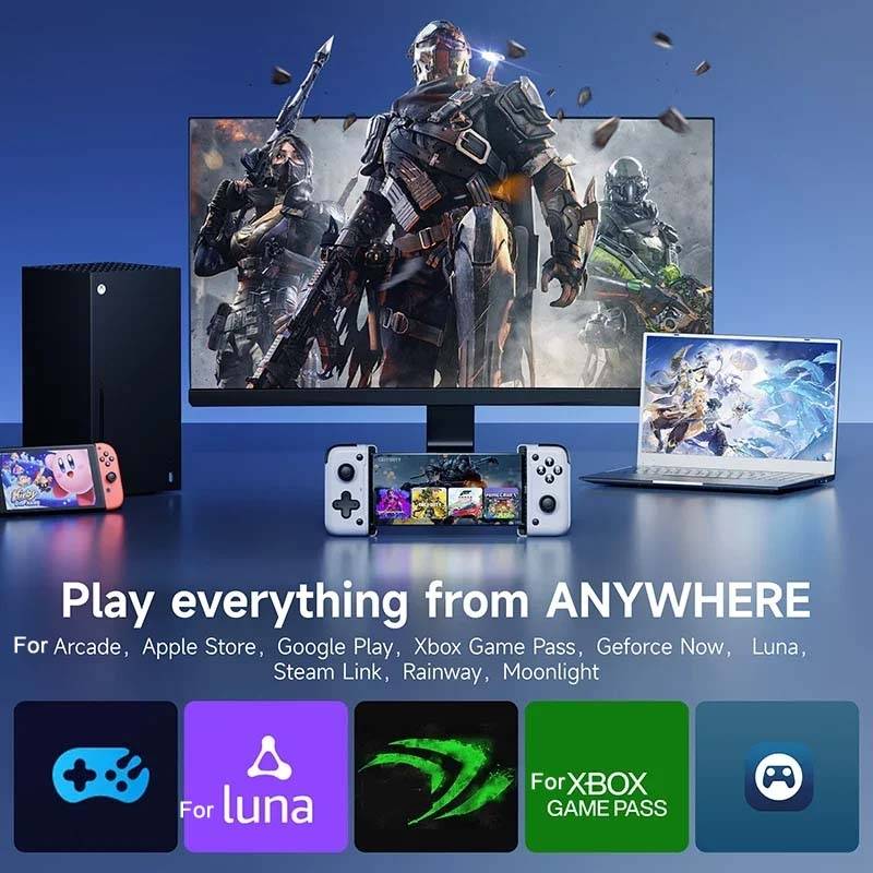 EasySMX M05 Mobile Gaming Controller For Type-C Mobile Phones And IPhone 15 Series With Hall Tr