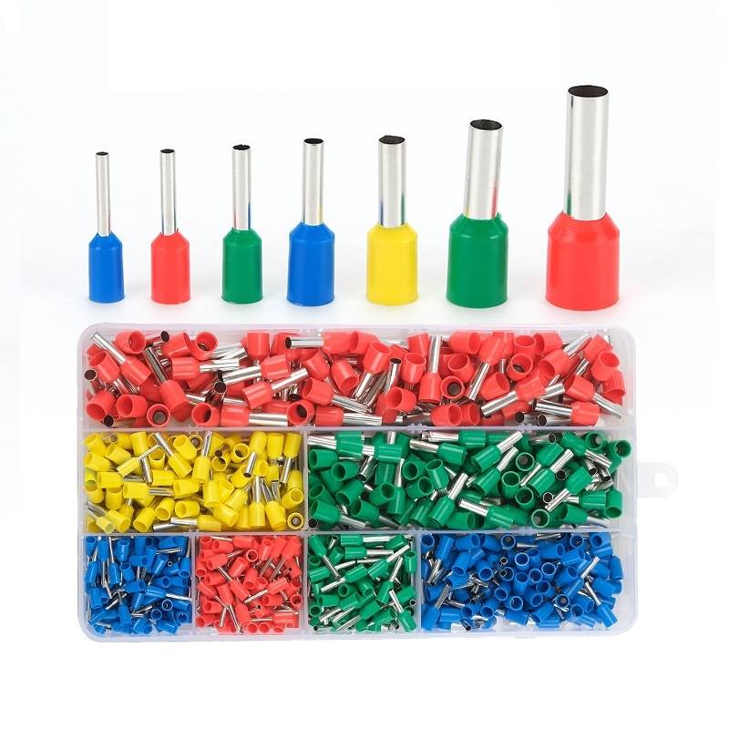 700pcs /Set European Style Tube Type Wiring Cold Press Terminal Set