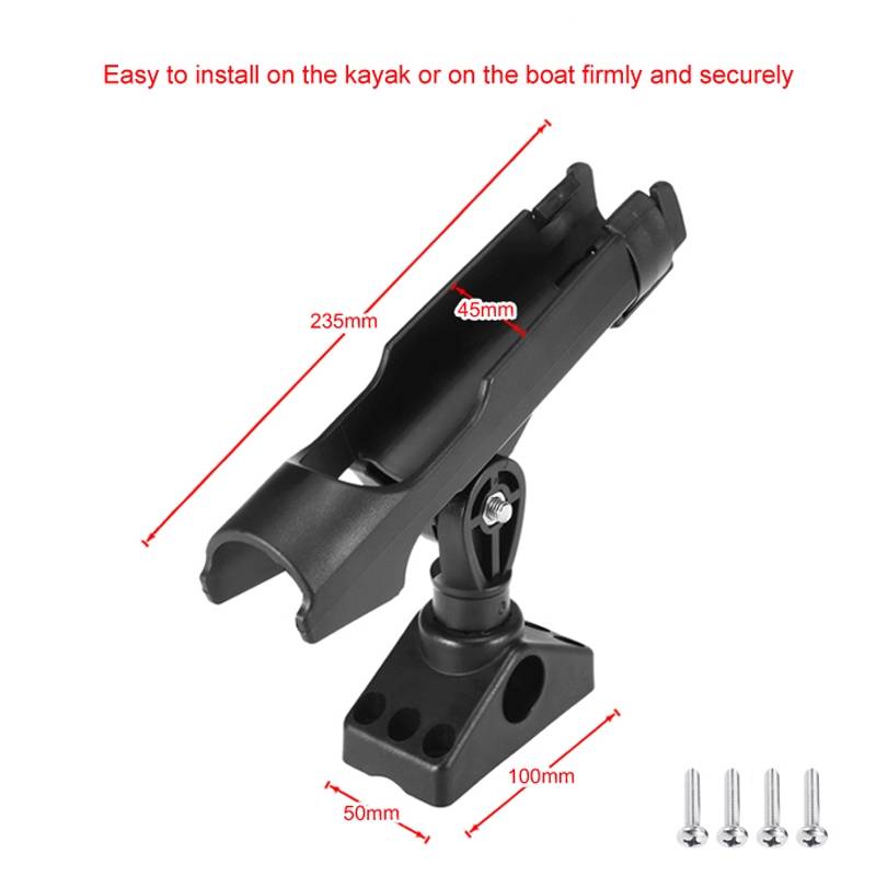 Boat Kayak 360 Degree Adjustable Fishing Rod Holder(235MM)