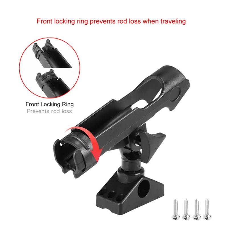 Boat Kayak 360 Degree Adjustable Fishing Rod Holder(235MM)