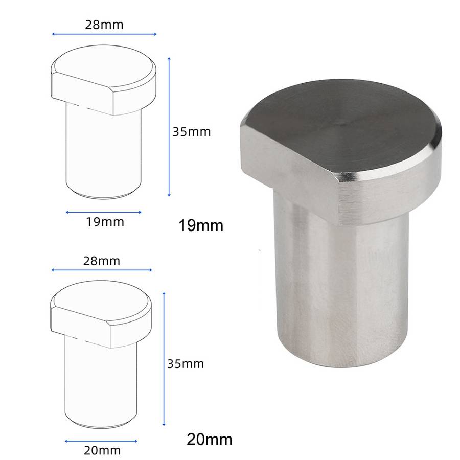 Dowel Table Clamp Quick Release Woodworking Table Limit Blocks, Style: 19mm Black Aluminum Alloy