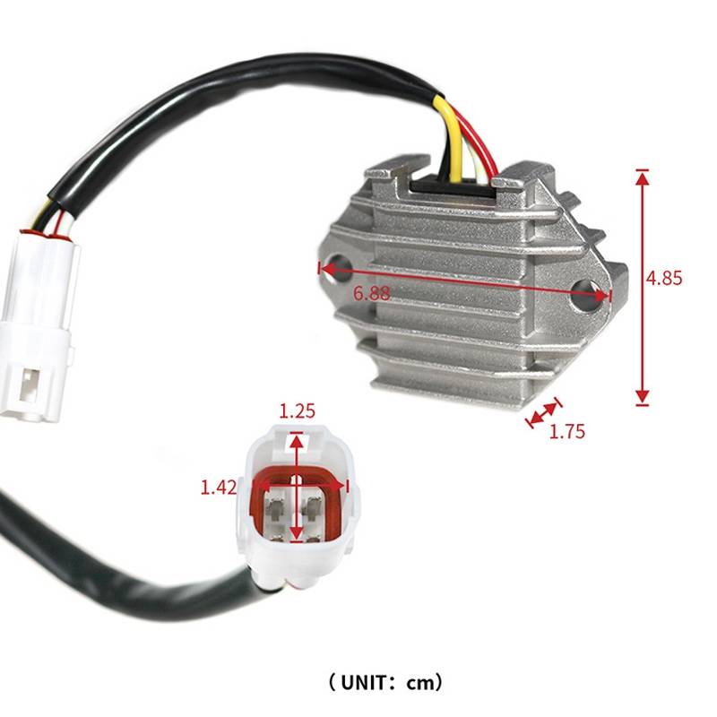 Motorcycle Voltage Regulator Rectifier For Yamaha YFZ450 5TG-81960-00 5TJ-81960-00 5TJ-81960-02