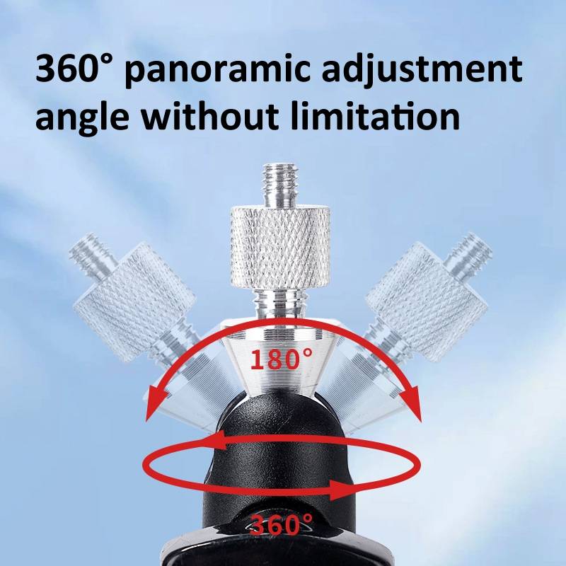 All-Metal Structure Projector Stand With Gimbal Supports 360-Degree Rotation