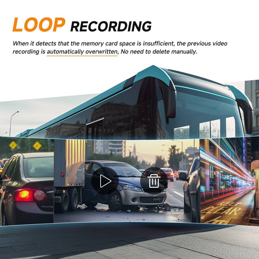 10.36 inch Wired HD 1 Drag 1 Blind Zone Monitor Universal AHD Reversing Kit Right(Standard)